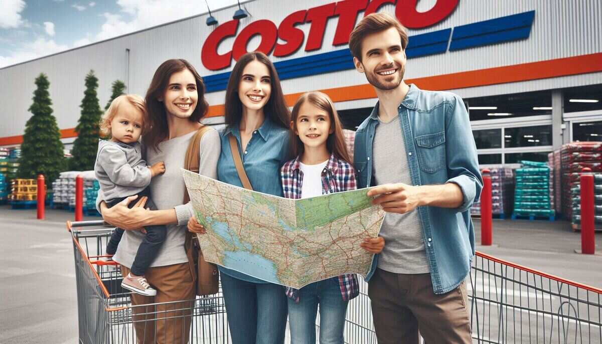 Family travelling with CostCo